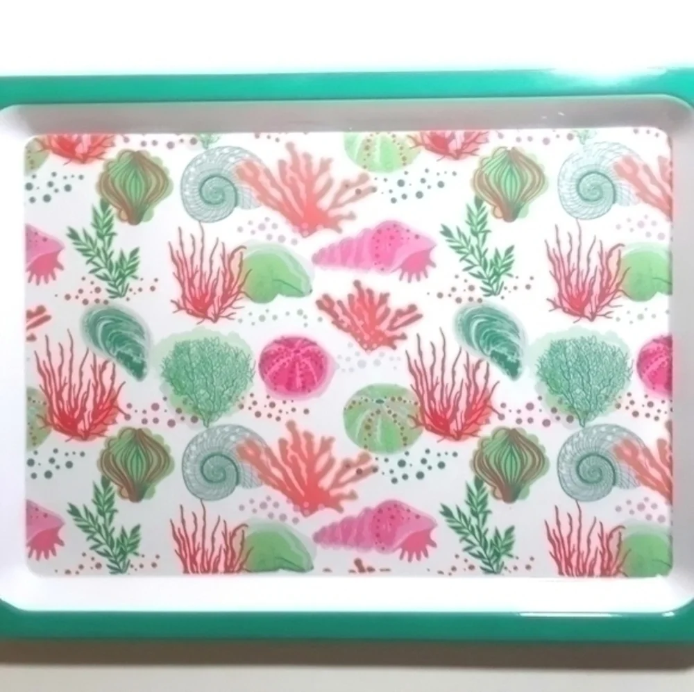 Coral Sea Creature Design/Seafood Melamine…